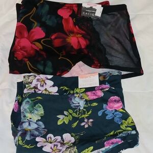 2 CACIQUE WOMEN'S PLUS CHEEKY BRIEFS( SIZE 14-16)